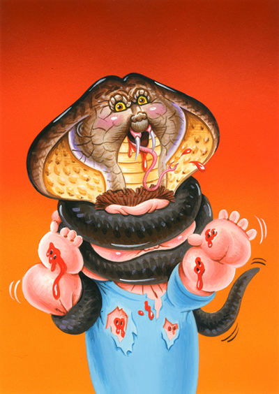 NOAH Constrictor / COBY Cobra v2.0 Final Art - CUSTOM Garbage Pail Kids