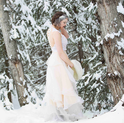 Snowfall Organza Bridal Skirt