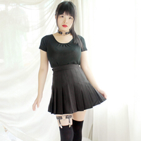 Japanese harajuku lolita rivet leg garters - Thumbnail 1
