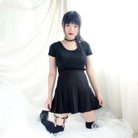 Japanese harajuku lolita rivet leg garters - Thumbnail 2