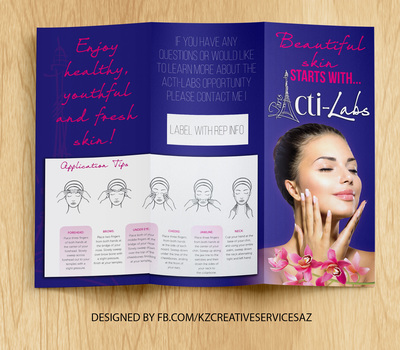 3-FOLD Brochure Acti-Labs Skin Regimen