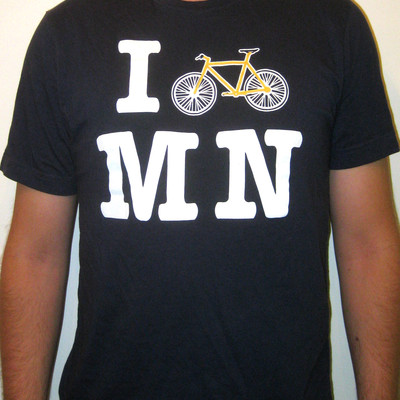 I bike minnesota t-shirt