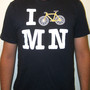 I Bike Minnesota T-shirt - Thumbnail 1