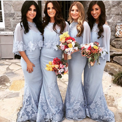 Mermaid Bridesmaid Dress ,Elegant Bridesmaid Dress,Long Bridesmaid Dress,Custom Bridesmaid Dress,Popular Bridesmaid Dress, 14356