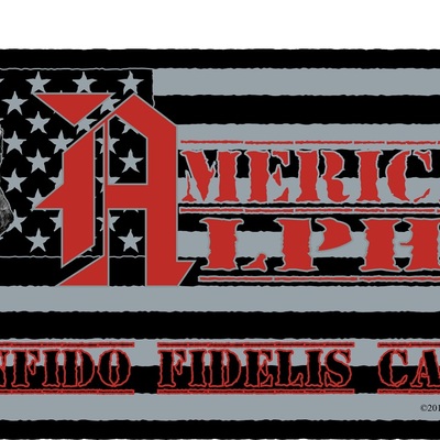 American alpha gsd flag - Thumbnail 1