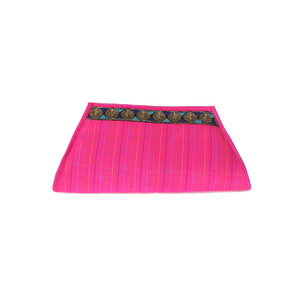 Pink kantha clutch  - Thumbnail 4