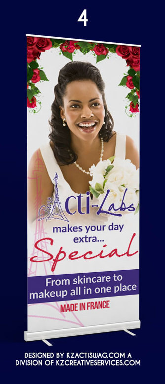 ACTI-LABS PREMIUM RETRACTABLE BANNER BRIDAL 4