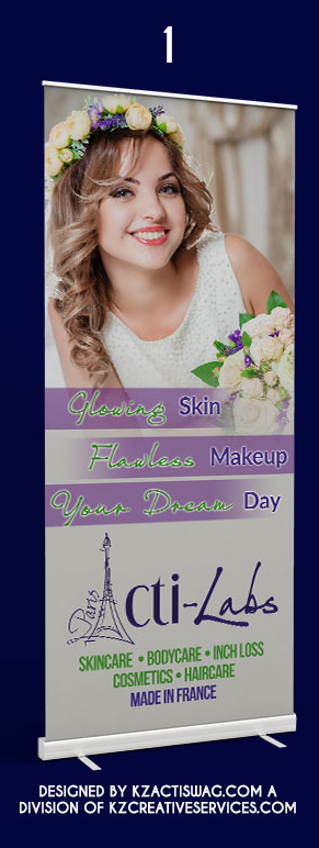 ACTI-LABS PREMIUM RETRACTABLE BANNER BRIDAL 1