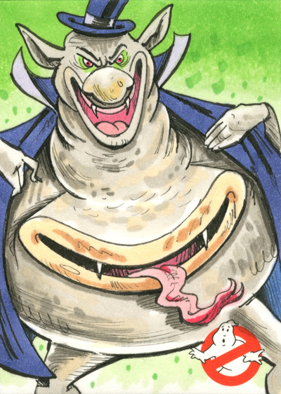 Ghash (Mr. Ugly) - Ghostbusters Artist Proof Sketch Card