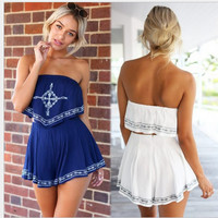 Fashion printed Two-piece shorts   3802 - Thumbnail 1