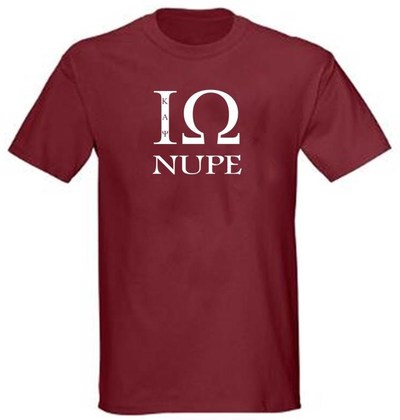 Kappa Alpha Psi ΙΩ Chapter NUPE DRI-FIT or Cotton Shirt (Univ of Missouri-Rolla now MU of Science &Tech)