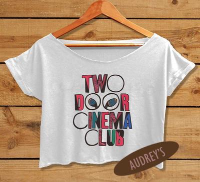 Shirt TDCC Women's Crop Top Two Door Cinema Club Tee