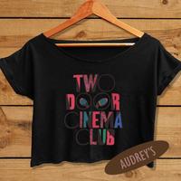 Shirt TDCC Women's Crop Top Two Door Cinema Club Tee - Thumbnail 1