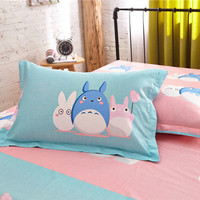 Harajuku cute cat linen quilt family of four - Thumbnail 3