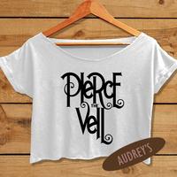 crop tee band shirt American rock cropped shirt pierce the veil - Thumbnail 1
