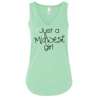Midwest Girl V-neck Tank - Thumbnail 1