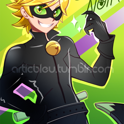 Ml: chat noir! print