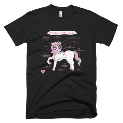 Anatomy of a feminist unicorn t-shirt - Thumbnail 2