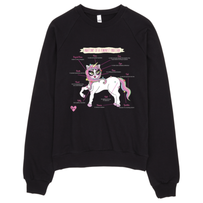 Anatomy of a feminist unicorn sweatshirt - Thumbnail 2
