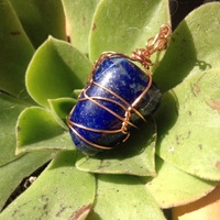 Royal Lapis Lazuli Pendant - Thumbnail 1