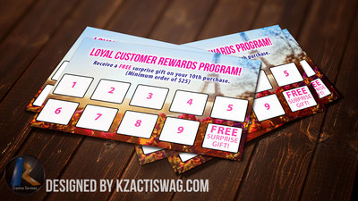 Acti-Labs 3.5x2 Loyalty Cards