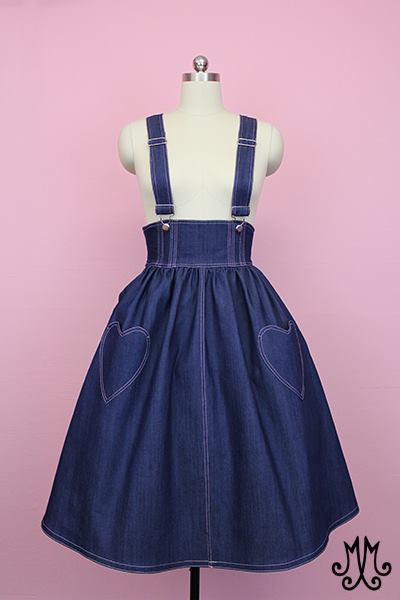 Denim Heart Pocket Jumper