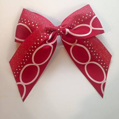 Red Loops, Glitter, and Dots