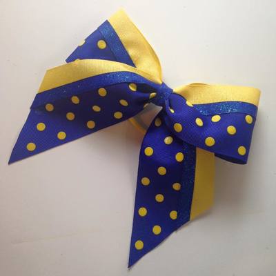 Royal Blue and Yellow/Gold- Dots and Glitter