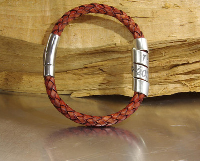 Handmade Leather Bracelet Silver Spiral Pendant One Direction Lyric in Handmade Harry Potter Quote Bracelet Anniversary gift