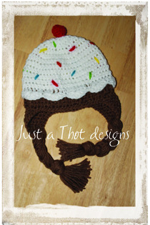 Crochet Cupcake Hat