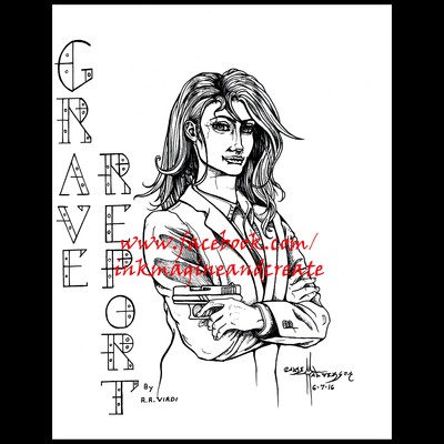 Grave Report's Ortiz Coloring Poster