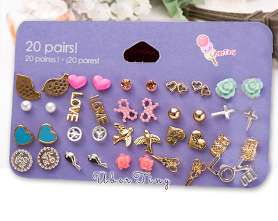 20 Pairs (Sensitive Solutions) Earrings