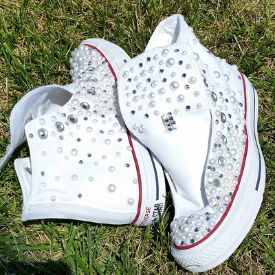 Adult Custom Bling Converse (Size 4-9) High Top