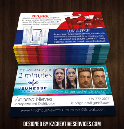 Jeunesse Business Cards style 3