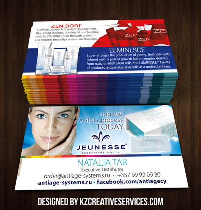 Jeunesse Business Cards style 5