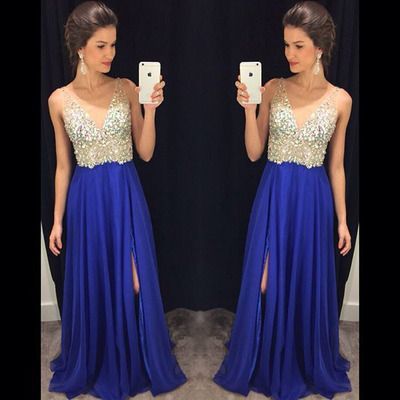royal blue Prom Dress, long Prom Dress, charming Prom Dress, 2016 Prom Dress, evening dress, BD1333