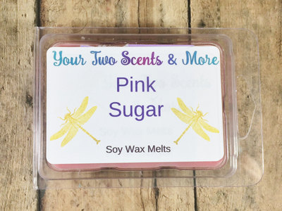 Pink Sugar Soy Wax Melts, Scented Wax Melts, Wax Tarts, Soy Melt, Wax Cubes, Tart Warmer, Candle Melts, Natural Soy Candle, 3.5 Oz Wax Melts