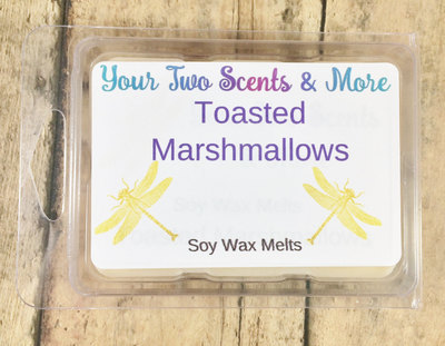 Toasted Marshmallows Wax Cubes, Tart Warmer, Candle Melts, Scented Wax Cube, Soy Wax Melts, Scented Melts, Wax Tarts, Soy Melts, 3.5 Oz Melt