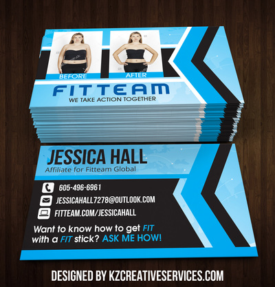 FITTEAM Business Cards style 3