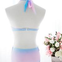 Gradient Mermaid Shells Swimsuit Bikini - Thumbnail 2