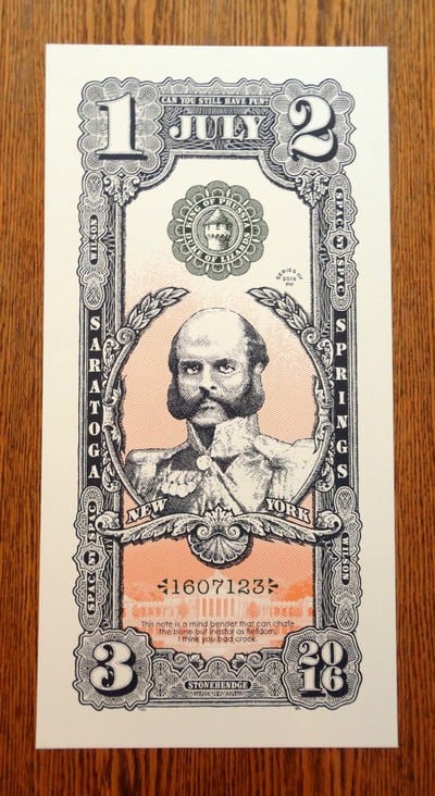 Phish WILSON Saratoga Springs 2016 Print