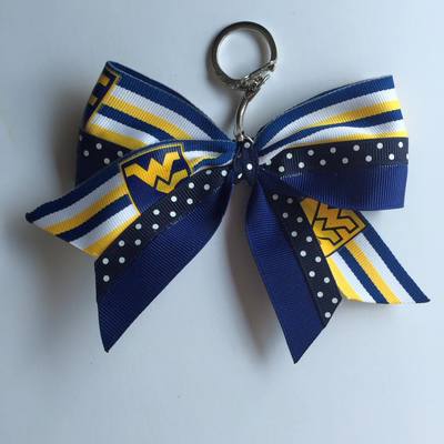 WVU with Navy and Dots