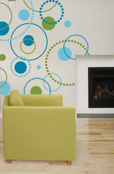 Dotty Dot Wall Decals 3 color - Large pkg.