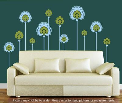 Not So Wild Flowers Small - Wall Decals