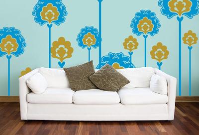 Not So Wild Flowers Large - Wall Decals