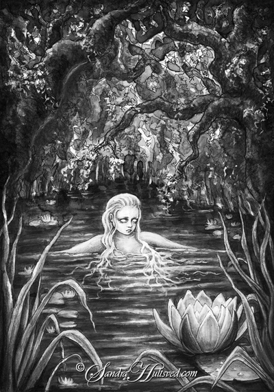 Water nymph - Original artwork