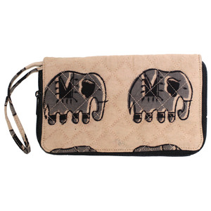 Charcoal elephant wanderer's wallet - Thumbnail 4