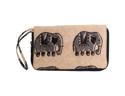 Charcoal Elephant Wanderer's Wallet