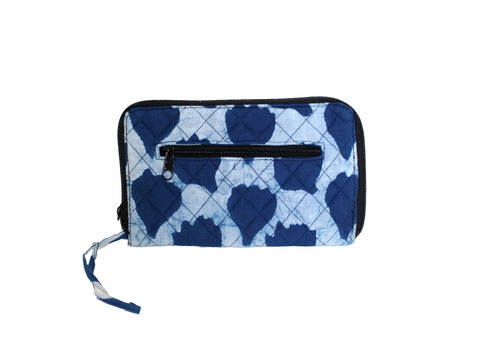 Indigo Tulips Wanderer's Wallet