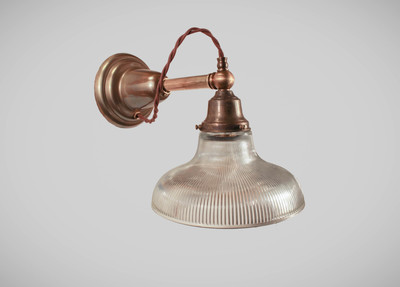 Vintage Industrial Wall Sconce - Early Electric Victorian Antique Wall Light - Steampunk Lamp - Bedside Cafe Bar Library Light